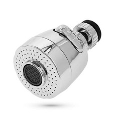 360 Rotating Anti-Splash Kitchen Sink Faucet Aerator Sprayer Head 2 Modes Chrom