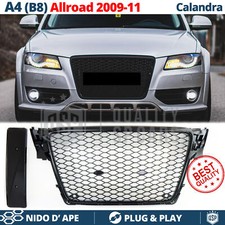 CALANDRA Tuning PER Audi A4 B8 Allroad Griglia Nera NIDO D'APE Mascheri RS Style
