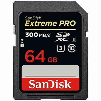 SanDisk SDXC memory card 64GB Class10 UHS-II Extreme professional SD UHS-II card