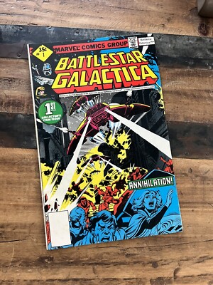 Battlestar Galactica #1 Marvel 1st Comic 1st app 1979 TV Movie 🔝🔝1️⃣ | eBay