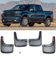 For 19-26 Silverado 1500 Front Rear Set Oe Fitment Splash Mud Guards Flaps Kit For 19-26 Silverado 1500 Front Rear Set Oe Fitment Splash Mud Guards Flaps Kit