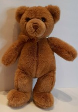 GUND 12" Tender Teddy Brown Plush Bear Stuffed Animal Embroidered Nose