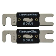 The Install Bay ANL500 High Quality Nickel Plated 500 Amp 500A Fuse (2/pack)