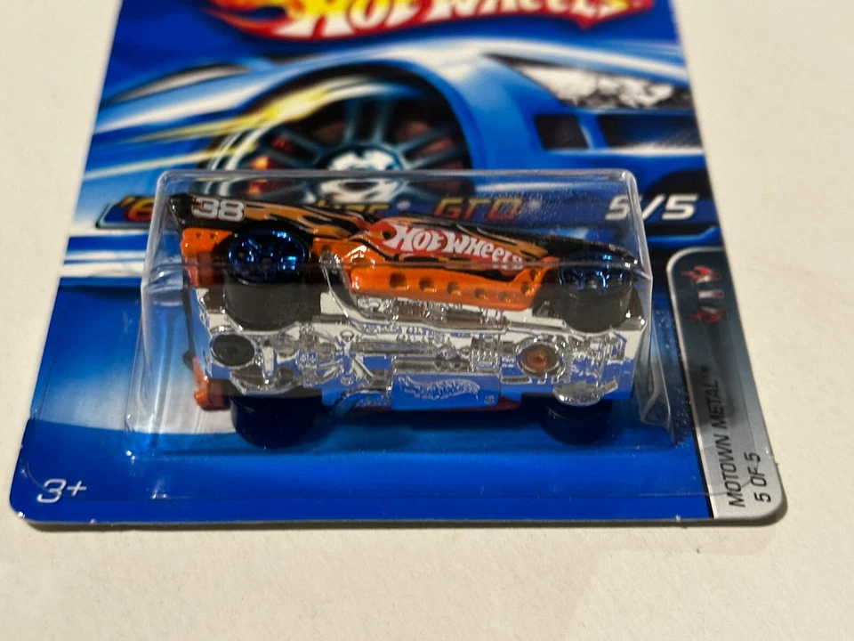 Error Hot Wheels 2006 Jester #179 tarjeta de error! Tarjeta dice '69 Pontiac GTO #090 SIN USAR, EN CAJA Foto 3 de 4