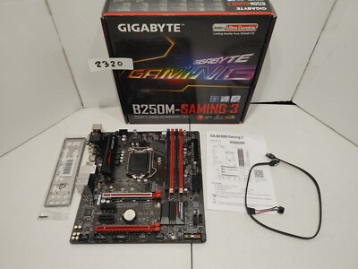 GIGABYTE B250M GAMING 3 Socket 1151 B250 DDR4 Motherboard  #2320