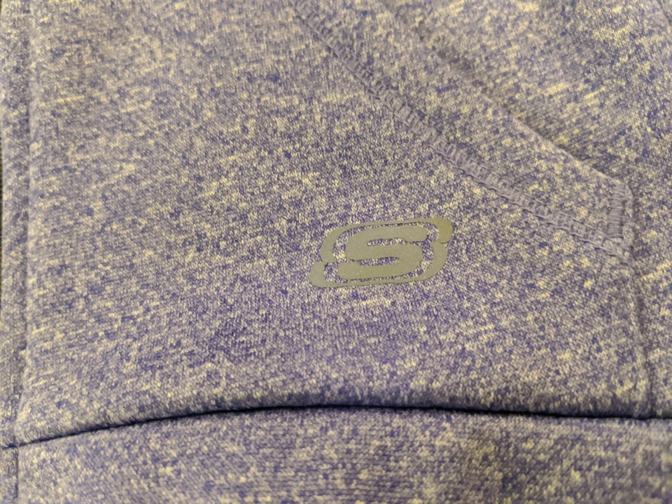 Sketchers Active Purple Zip Up Jacket Hoodie Size 18m - Imagem 2 de 3