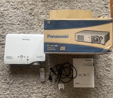 Panasonic LCD Projector PT-AX100E Boxed With Instructions Spares & Repairs