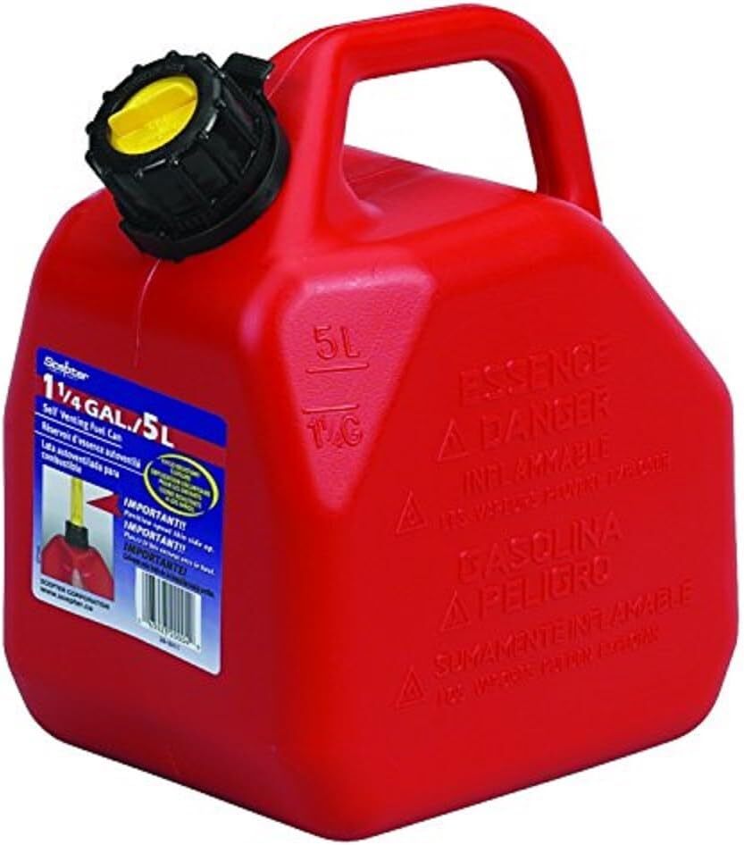 Scepter 07081 07709 Self-Venting 1-1/4 Gallon (5L) Can Jerry Gas