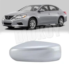 For Nissan Altima Sedan 2013-2018 Silver Left Side Car Rearview Mirror Cap Cover