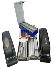 2 Vintage 747 SWINGLINE OFFICE DESK HOME SCHOOL SPEED STAPLER & STAPLES Lot