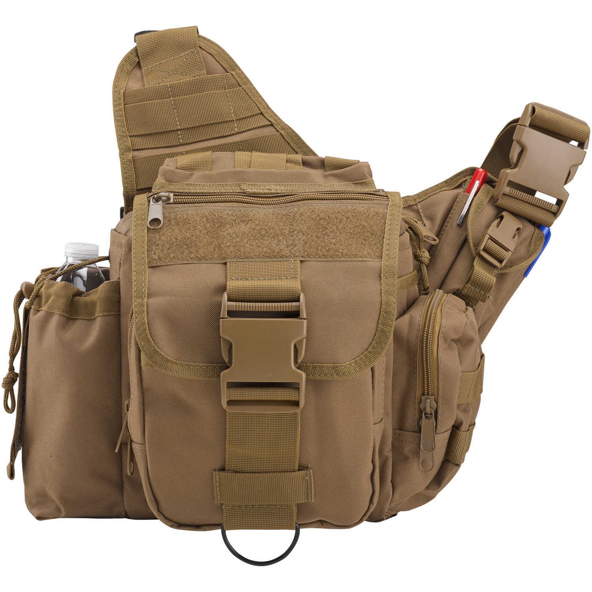 Rothco Advanced Tactical Shoulder Bag Large Coyote Brown | eBay