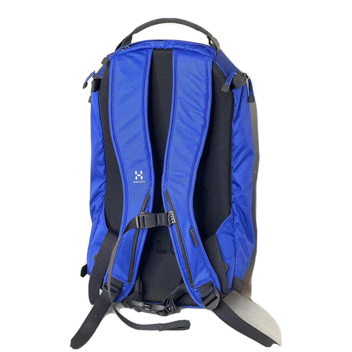 Haglofs Corker Hiking Climbing Backpack Bag Blue with Company Logo