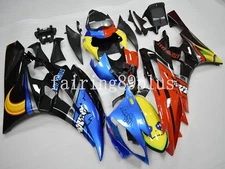 Blue Red Black Yellow Shark ABS Injection Fairing Kit Fit for YZF R6 2006 2007