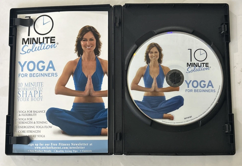 10 Minute Solution YOGA for Beginners (DVD, 2008) Used FREE Shipping/Canada - Image 2 of 4