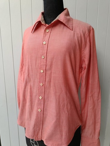 45RPM forty five RPM studio by R 3 Japan solid plain red ladies slim shirt - Picture 3 of 14