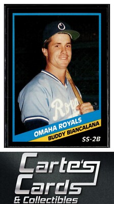 Buddy Biancalana 1988 CMC Omaha Royals #20  Kansas City Royals