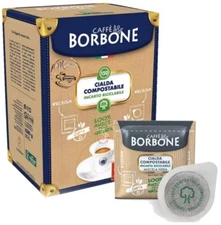 Caffe Borbone Compostable Cialde ESE Pods Black Nera Blend Dark Coffee 100-150pc