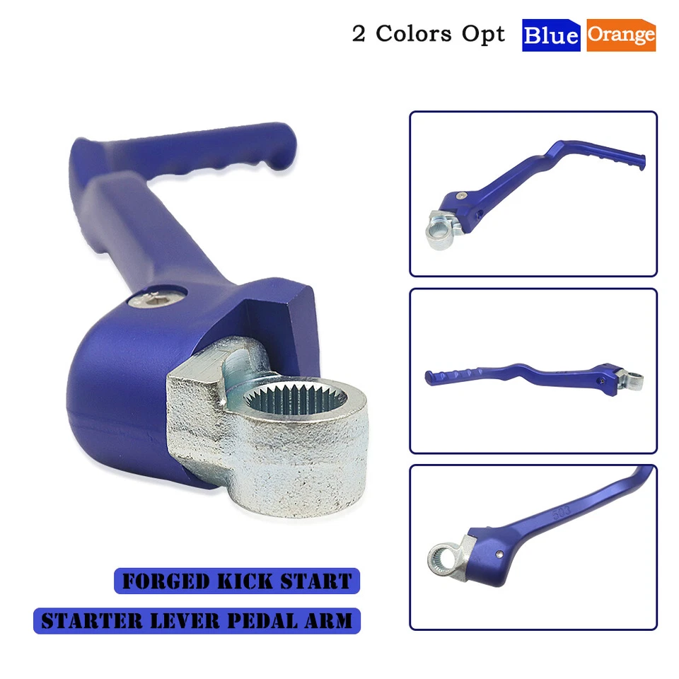 Palanca de arranque forjada azul para KTM SX SXF XC EXC-F para Husqvarna Te TC 250 500 Foto 2 de 4