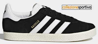 SCARPE UOMO/DONNA ADIDAS GAZELLE - BB2502 col. nero/bianco | eBay