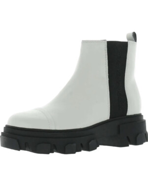 Calvin Klein Jeans Lorine Ankle Boots Ivory Size 11 $159 MSRP