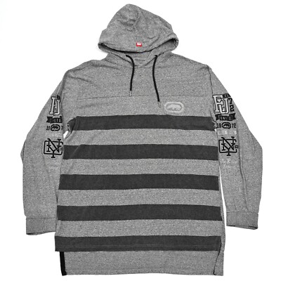 Ecko Unlimited Hoodie Men's XL Pullover Sweatshirt Hip Hop Casual Graphic Rhino