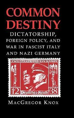 Common Destiny Knox Hardback Cambridge University Press 9780521582087