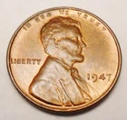 1947 P Lincoln Wheat Cent / Penny *BU / MS RB - MINT STATE RED BROWN*  FREE SHIP