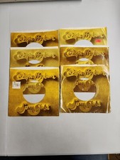 45 RPM 7" RECORD SLEEVES CO. SLEEVE 6 PACK SEE PHOTOS - Elektra Asylum SLV63