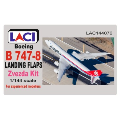 1/144 LACI 144076 Boeing 747-8 Landing Flaps for Zvezda model kit