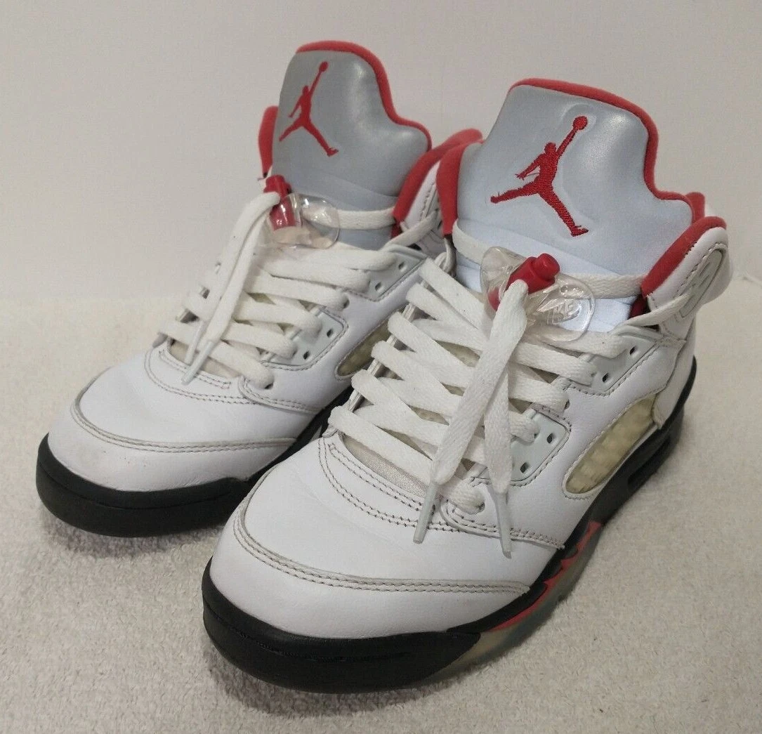 NIKE AIR JORDAN 5 RETRO FIRE RED SILVER TONQUE price €415.00