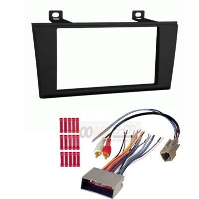 Car Radio Stereo 2Din Dash install Kit Harness for 2004-2005 Ford Thunderbird