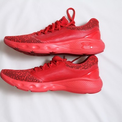 Under Armour Charged Vantage Knit Men s Sneaker Red/Black Size 9