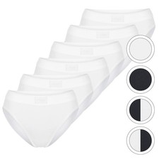 6er Pack - Sloggi - Double Comfort T - Damen - Tai Slip - Unterhose - Unterwäsch