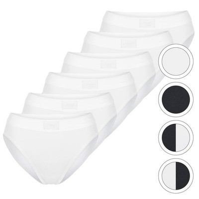 6er Pack - Sloggi - Double Comfort T - Damen - Tai Slip - Unterhose - Unterwäsch