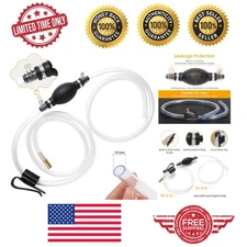 Handheld High Flow Siphon Pump with 2 Sturdy Hoses – Perfect for Emergencies