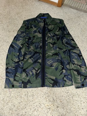 G Star Whistler Bomber Jacket Men XS Camo Full Zip MSRP $260 Quality Dutch Denim