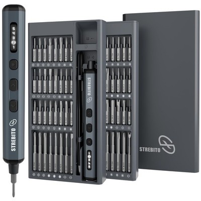 Mini Electric Screwdriver Set, 70 in 1 Small Electric Screwdriver - 64 S2 Pre...