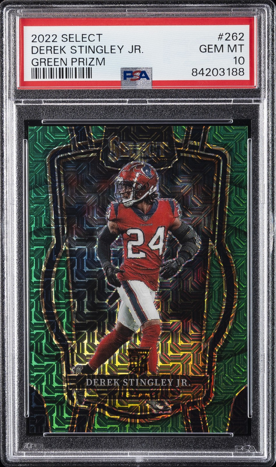 Derek Stingley Jr. Panini Select #262 Green