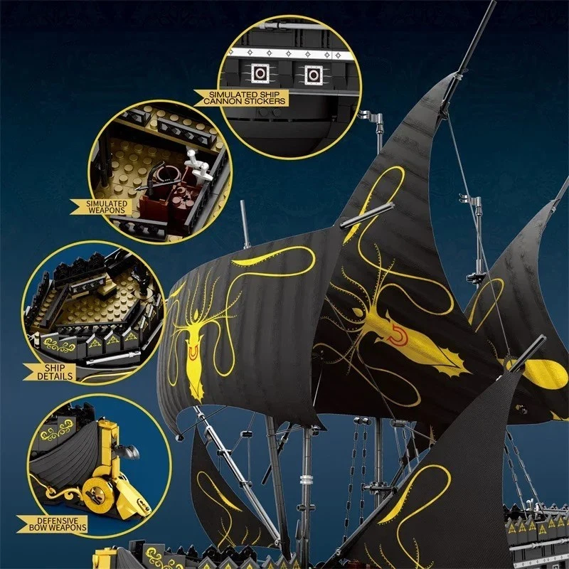 NEW 2025 Game Of Thrones The Silence ReoBrix1560PC Building Block Toy+FREE GIFT - Image 4 of 4