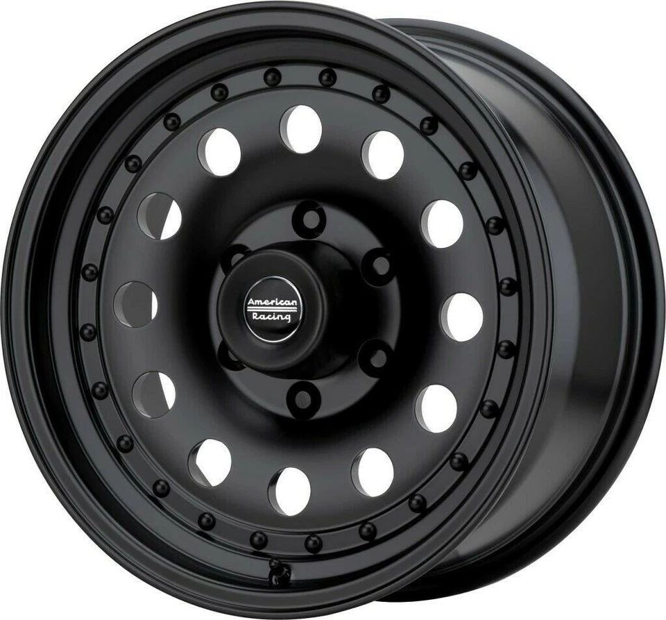 Juego 4 llantas 17" American Racing AR62 Outlaw II 17x8 5x5 0mm negro satinado Foto 2 de 4
