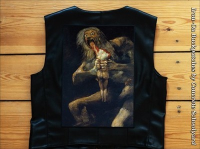 Francisco De Goya ''Saturn Devouring His Son'' Large Jacket Back Patch