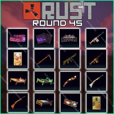 RUST - Kick & Twitch Drops | ALL Available | Up to 55 Item Total | STEAM