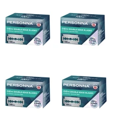 Personna GEM Double Edge Razor Blades | Hi- Stainless Japanese Steel | 4PK