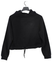 Women's Best Women's Hoodie S Black Cotton with Polyester Pullover