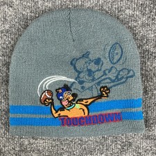 Vintage Scooby-Doo Toddler Beanie OSFM Football Touchdown Graphic Gray