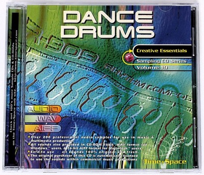 Zero-G Creative Essentials 19 Dance Drums Sample/Sound Library/Sampling CD 1990s