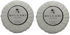 Bvlgari White Tea au the blanc lot of 2 each 2.6oz bars of Soap Total of 5.2oz