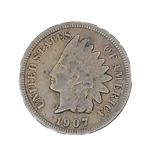 1907 indian head penny good condition