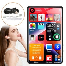4.0in Screen MP3 Player MP3 & MP4 Players FM Radio HiFi Sound for Kids Adults