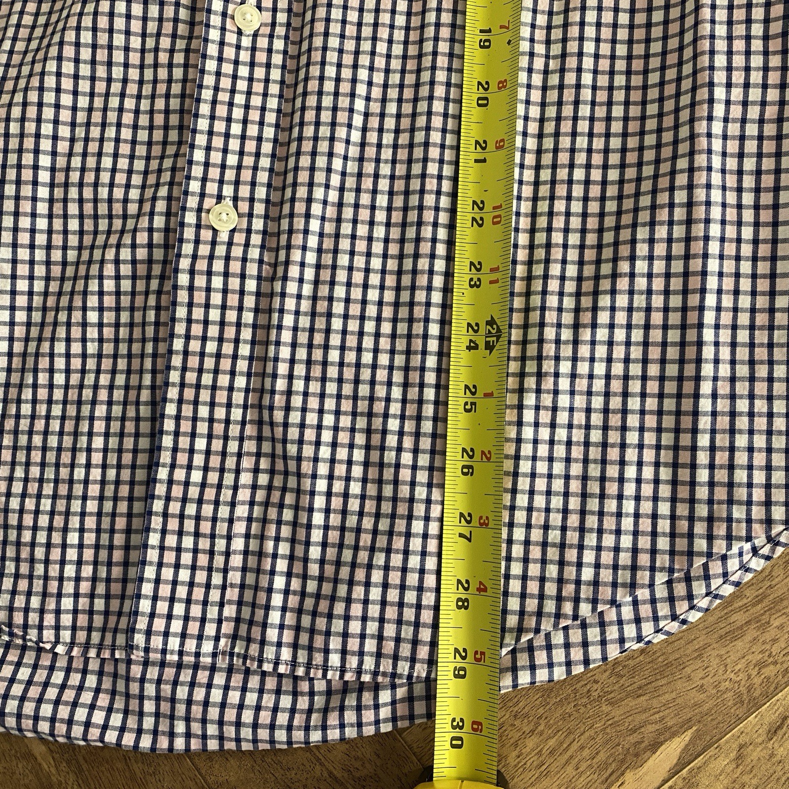 Brooks Brothers Regent Dress Shirt Mens L Pink Black Plaid Button Up Long Sleeve thumbnail 6